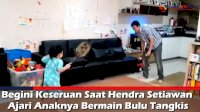 VIDEO: Begini Keseruan Saat Hendra Setiawan Ajari Anaknya Bermain Bulu Tangkis