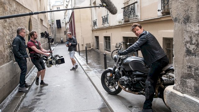 Syuting film Mission Impossible 7 di Italia. (int)
