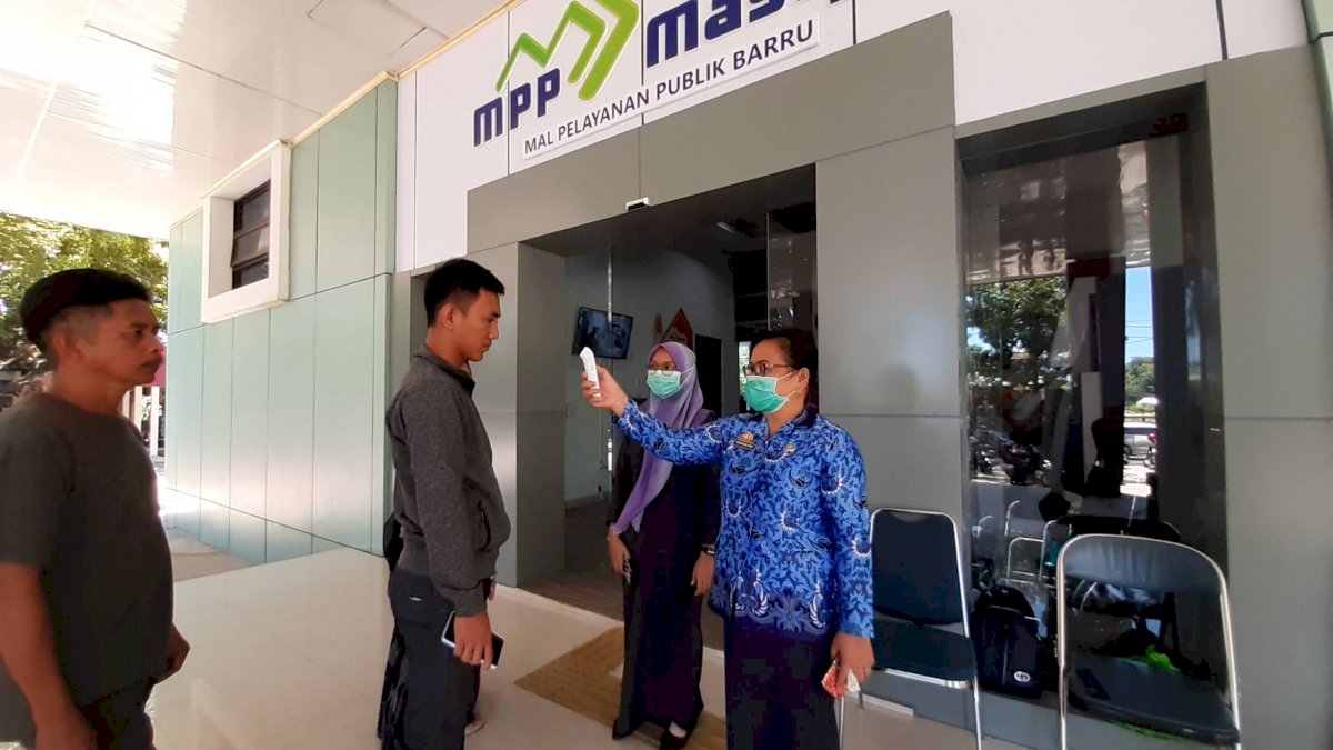 Imbas Corona, Pemkab Barru Tutup Mal Pelayanan Publik hingga 5 April