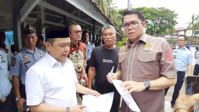 Anggota Komisi III DPR RI berkunjung ke Lapas Klas I Makassar. (ist)