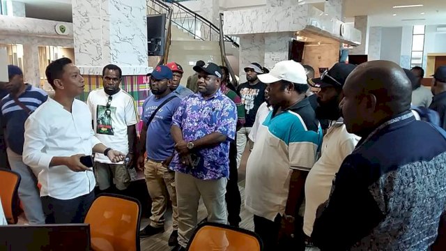 Kunjungan anggota DPRD Lany Jaya, Papua, di Mal Pelayanan Publik Masiga Barru. (ist)