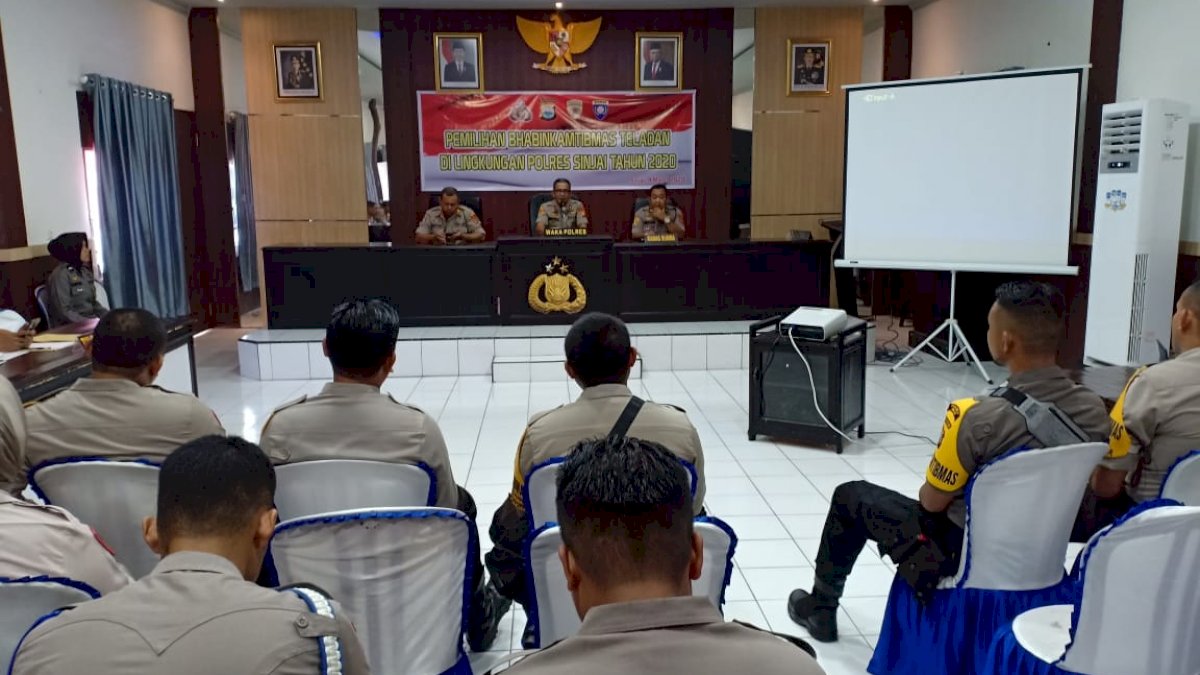Polres Sinjai Gelar Pemilihan Anggota Bhabinkamtibmas Teladan