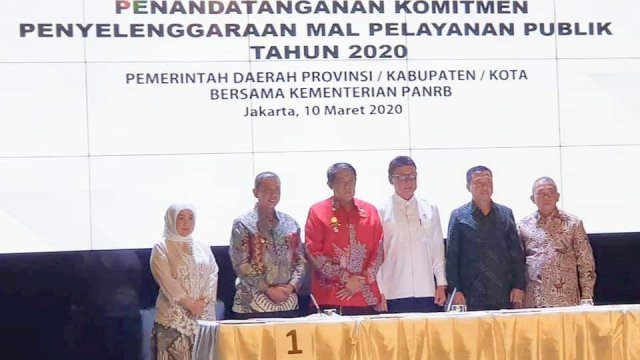 Penandatanganan komitmen penyelenggaraan MPP di KemenPAN-RB. (ist)