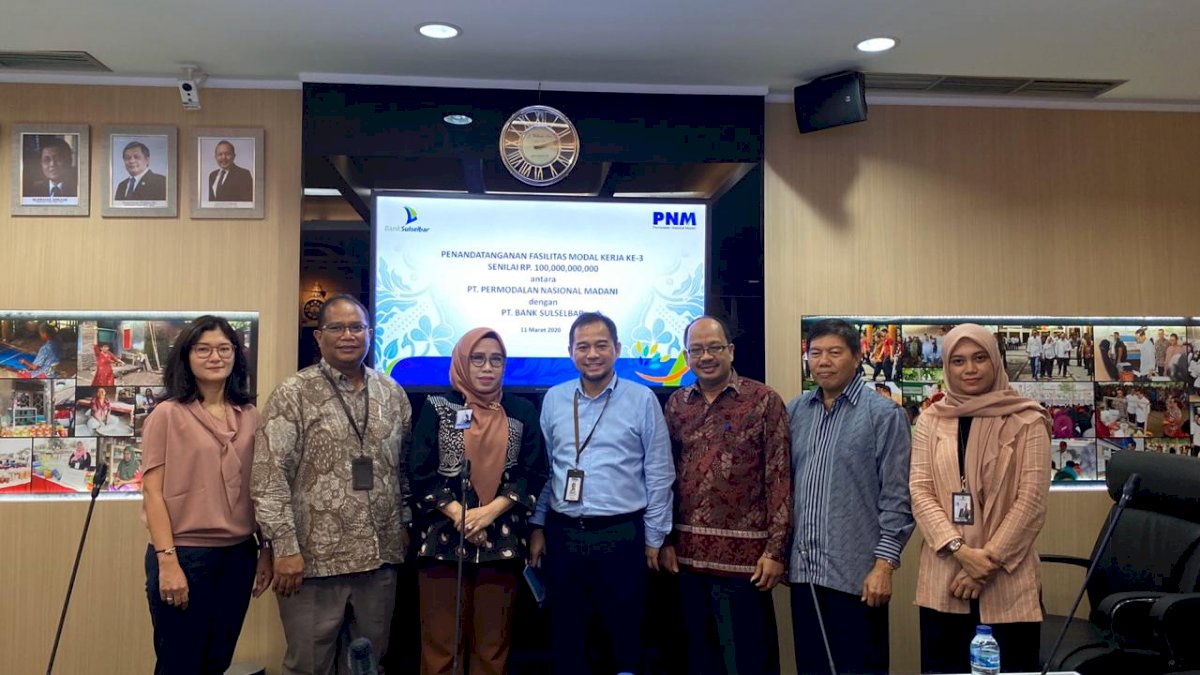 Tingkatkan Bisnis Usaha Mikro, Bank Sulselbar Gandeng PT PNM