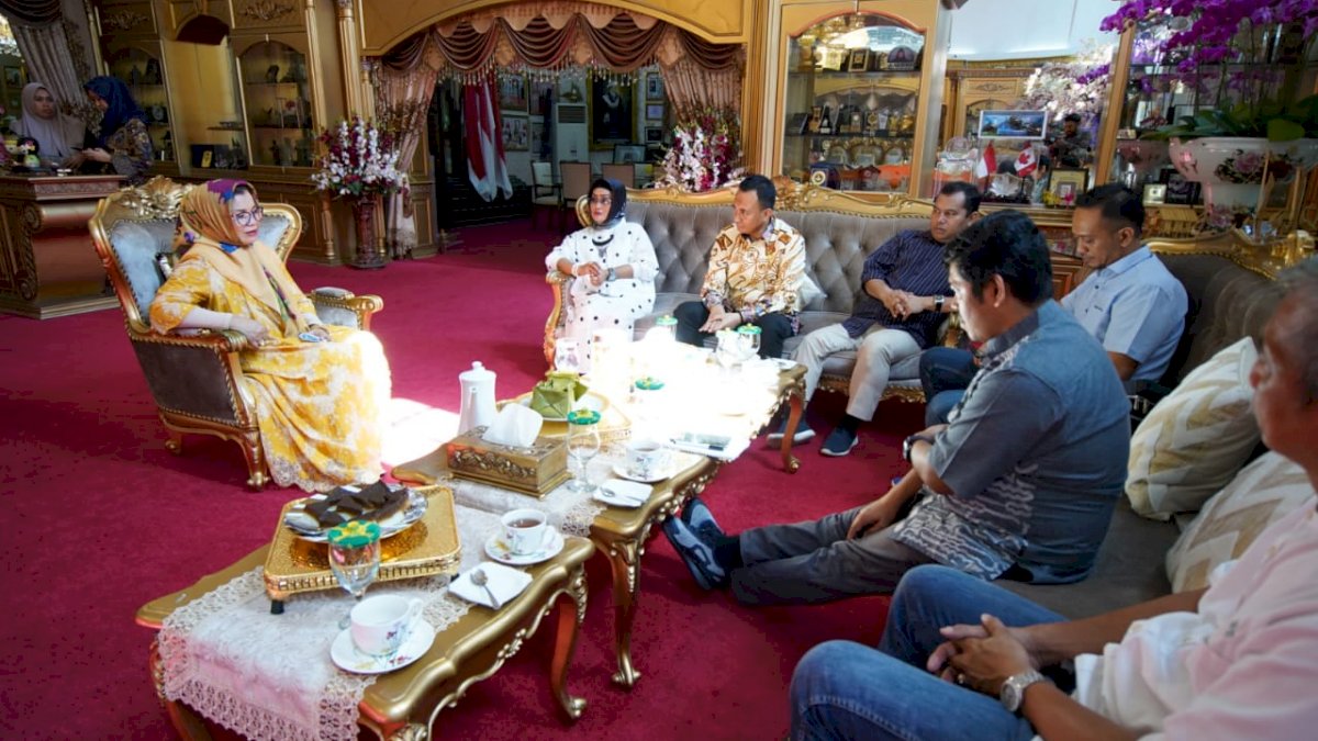 Basdir Temui Lies F Nurdin, Minta Masukan Soal Pembenahan Pasar Tradisional