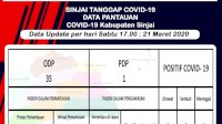 Segini Data Terakhir Jumlah ODP dan PDP Corona yang Dirilis Dinkes Sinjai