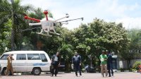 RMS Kirim Drone ke Makassar Digunakan Untuk Penyemprotan Desinfektan