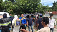 Relawan RMS dan NasDem Peduli Keliling Kampung Lakukan Penyemprotan