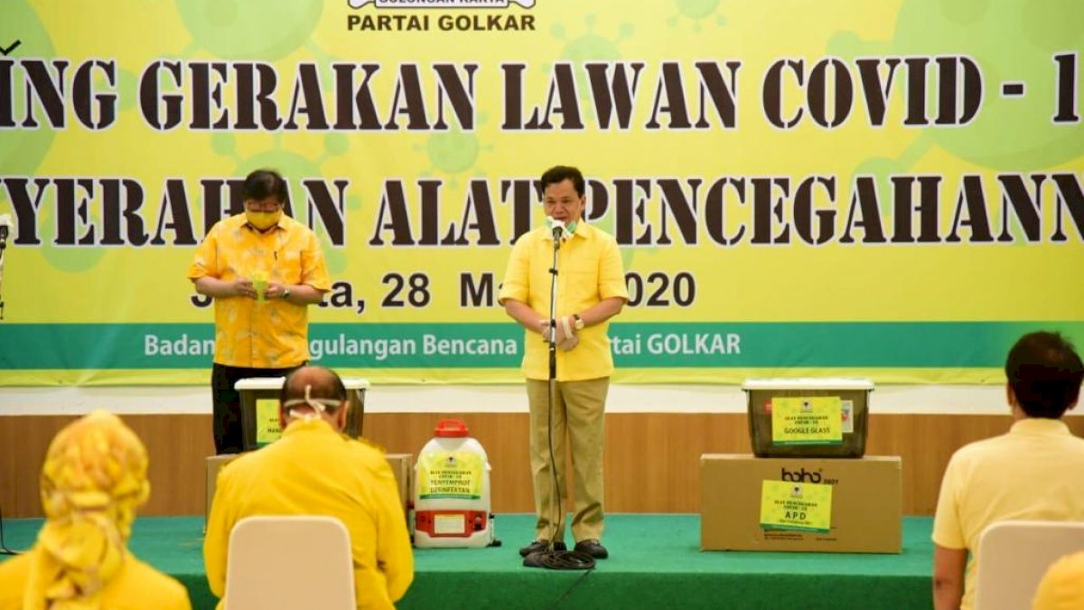 Partai Golkar Komitmen Bantu Pemerintah Cegah Pandemi Virus Corona