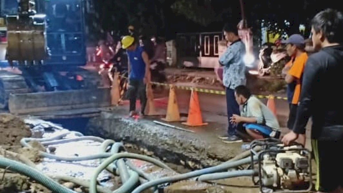 BTP dan Paccerakkang Krisis Air Bersih, PDAM Turunkan Tim Teknis Lacak Kebocoran Pipa