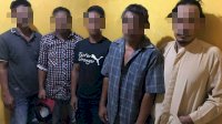Resmob Polres Sinjai Amankan Lima Pelaku Judi