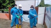Cegah Covid-19, Kejari-Dinkes Parepare Rutin Lakukan Penyemprotan Desinfektan