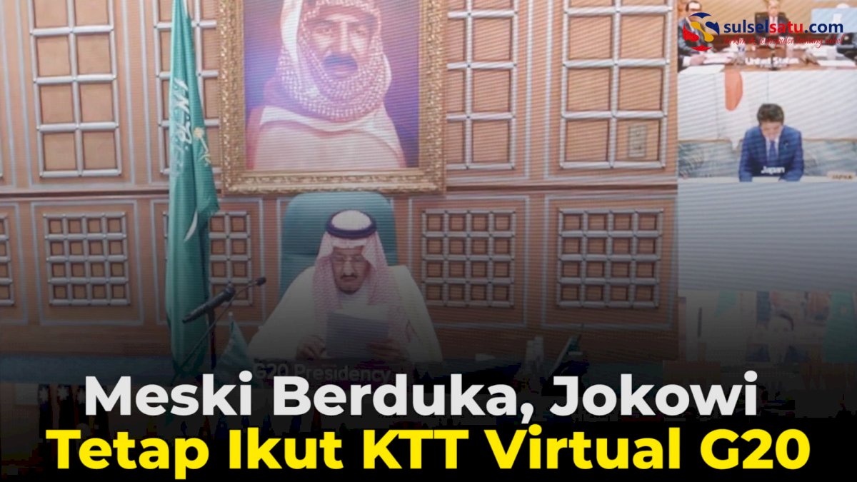VIDEO: Meski Berduka, Jokowi Tetap Ikut KTT Virtual G20