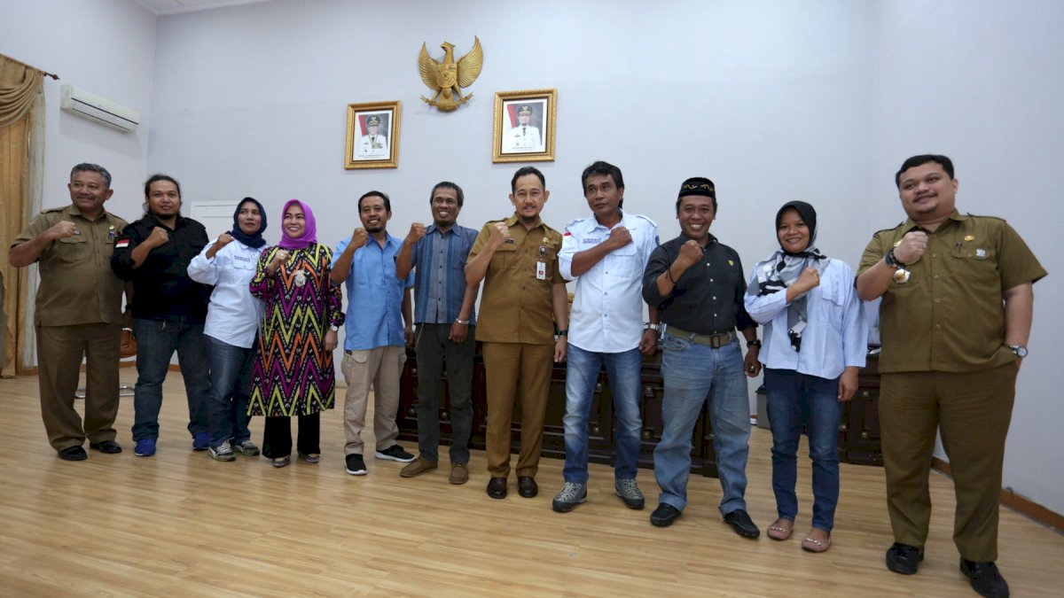 Minta Dukungan, Panitia Gladnas PA XV Temui Kadis Pariwisata Sulsel