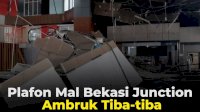 VIDEO: Plafon Mal Bekasi Junction Ambruk Tiba-tiba