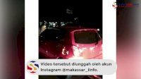 VIDEO: Sebuah Angkot Tabrak Pohon Depan Kampus Unhas Makassar