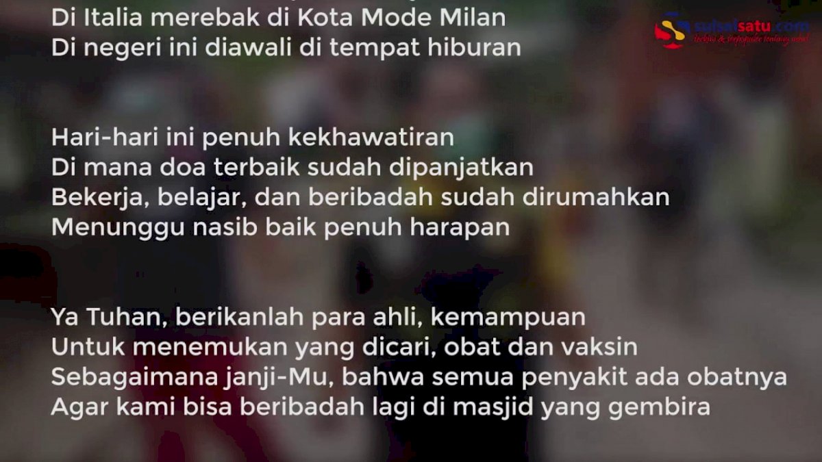 VIDEO: Jusuf Kalla Rangkai Puisi tentang Pandemi Global Virus Corona