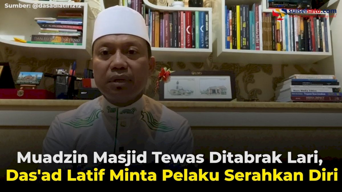 VIDEO: Muadzin Masjid Tewas Ditabrak Lari, Das’ad Latif Minta Pelaku Serahkan Diri