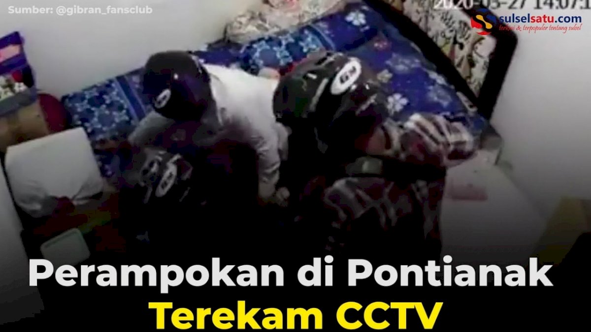 VIDEO: Perampokan di Pontianak Terekam CCTV