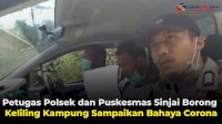 VIDEO: Petugas Polsek dan Puskesmas Sinjai Borong Keliling Kampung Sampaikan Bahaya Corona