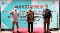 BI Bersama BMPD Sulsel Donasi Alat Kesehatan Bantu Tangani Covid-19