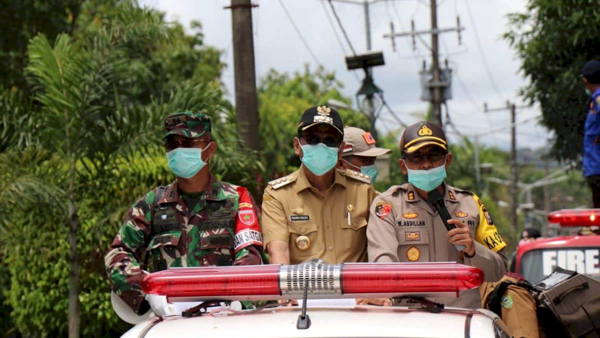 Kapolres dan Bupati Barru Kompak Imbau Perantau Tak Mudik