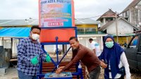 Pasang Wastafel Portabel di Pasar, Taufan Puji Inovasi PDAM Parepare
