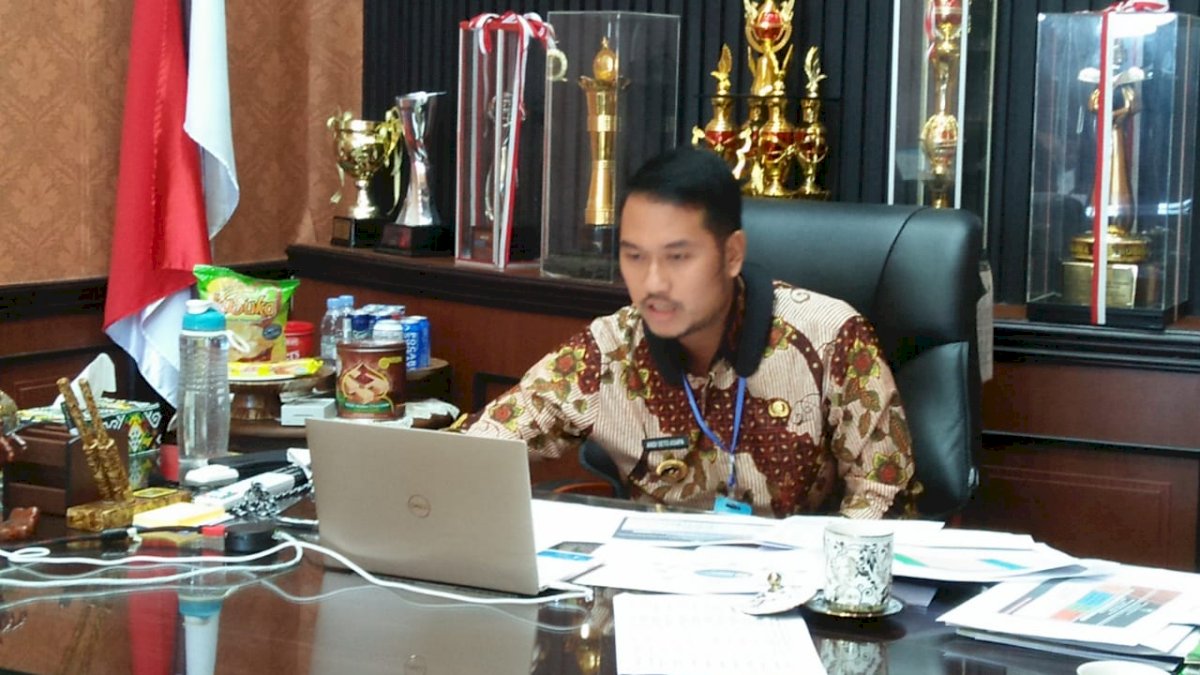 Vidcon Dengan Wagub Sulsel, Ini Yang Disampaikan Bupati Sinjai
