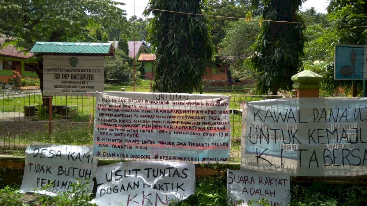 Warga Batupute Barru Minta Kades Transparan Kelola Dana Desa