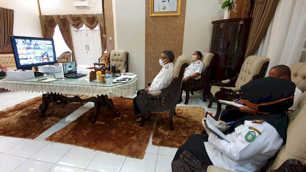 Bahas Kesiapan Daerah Tangani Covid-19, Taufan Vicon dengan Kemendagri