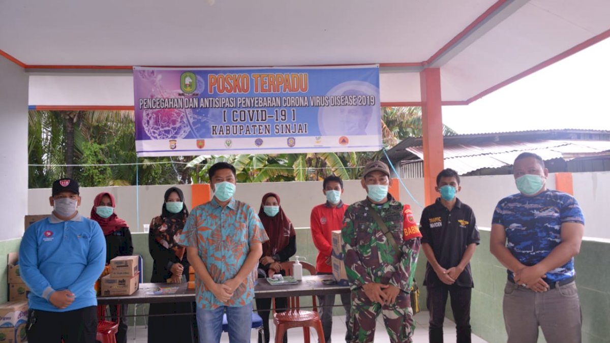 Kadis Kominfo Sinjai Pantau Posko Covid-19 di Pelabuhan Cappa Ujung