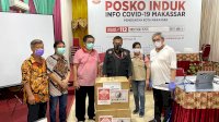 Iqbal Suhaeb Terima Bantuan APD dan Face Shiel