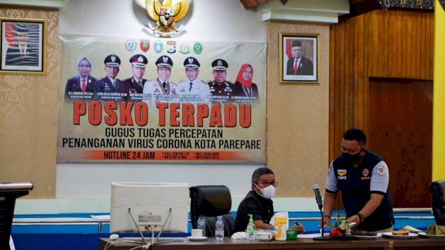 Posko induk penanganan corona virus Parepare. (ist)