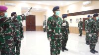Gelar Sertijab di Tengah Pandemi Covid-19, Danlantamal VI Terapkan Protokol Kesehatan