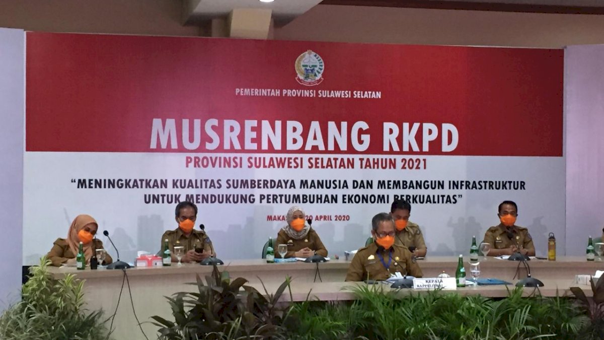 Nurdin Abdullah Paparkan Misi dan Capaian di Musrenbang Sulsel 2021