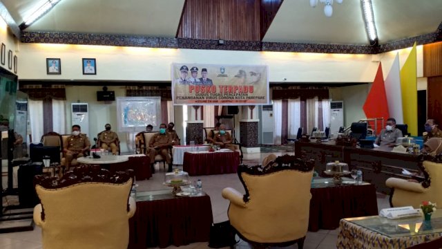 Pemkot Parepare ikuti Musrenbang RKPD Sulsel via video conference. (ist)