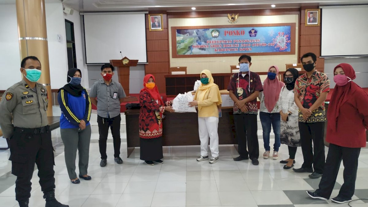 NRA Grup Beri Bantuan 15 Ton Beras untuk Penanganan Covid-19 Gowa