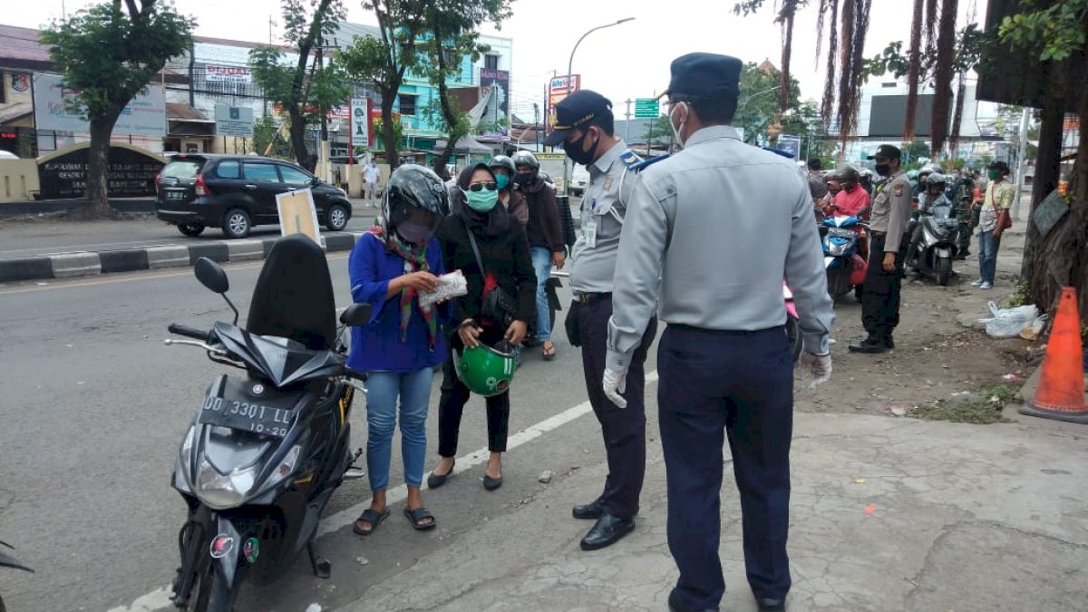 Pemotor yang Langgar Aturan PSBB Bakal Ditindak Tegas