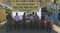 AKBP Iwan Cek Posko Operasi Ketupat di Perbatasan Sinjai-Bone