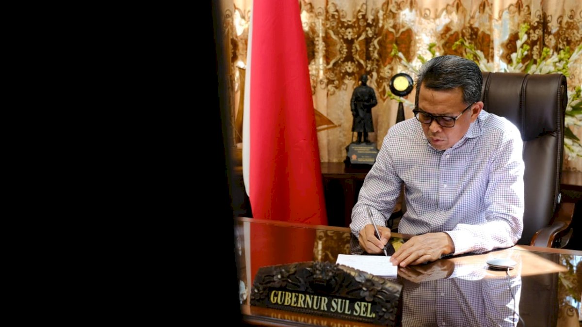 Nurdin dan Adnan Rapat Online Bahas Penerapan PSBB di Gowa