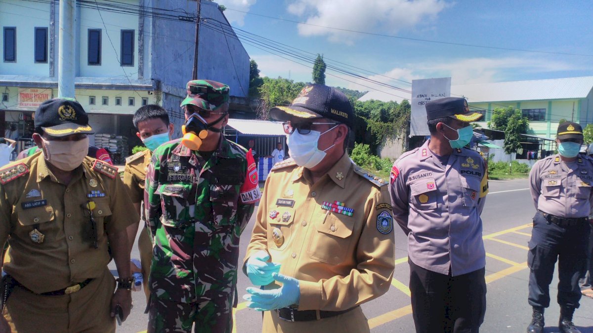 Taufan Minta Boks Disinfektan Disiapkan di Setiap Sudut Pasar
