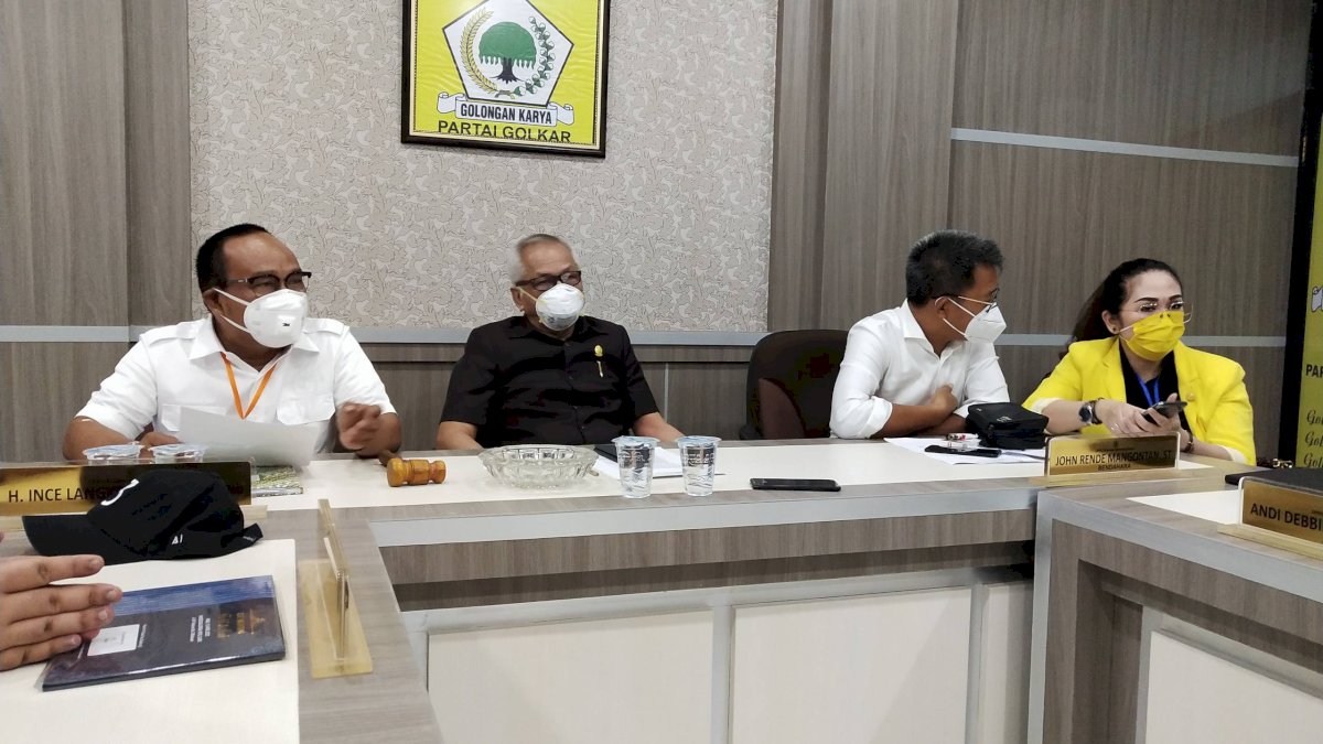 Fraksi Golkar DPRD Sulsel Minta Dibentuk Tim Pengawas Dana Covid-19