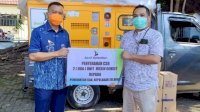 Wujud Kepedulian di Tengah Pandemi, Bank Sulselbar Bantu Masyarakat Selayar 2 Unit Genset
