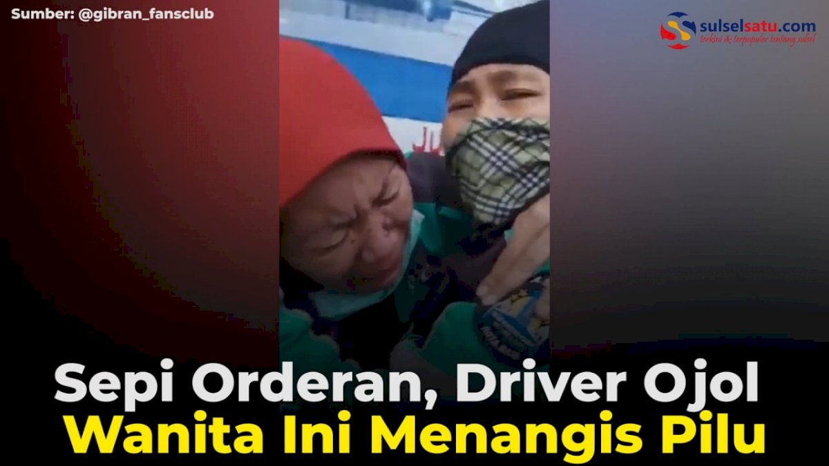 VIDEO: Sepi Orderan, Driver Ojol Wanita Ini Menangis Pilu