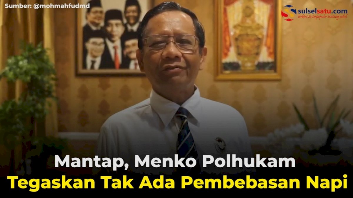 VIDEO: Mantap, Menko Polhukam Tegaskan Tak Ada Pembebasan Napi