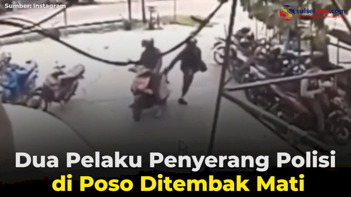 VIDEO: Dua Pelaku Penyerang Polisi di Poso Ditembak Mati