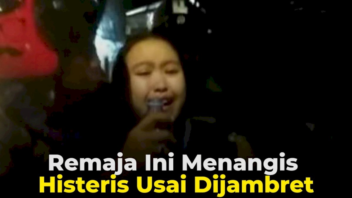 VIDEO: Remaja Ini Menangis Histeris Usai Dijambret