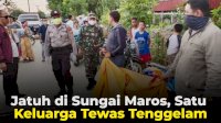 VIDEO: Jatuh di Sungai Maros, Satu Keluarga Tewas Tenggelam