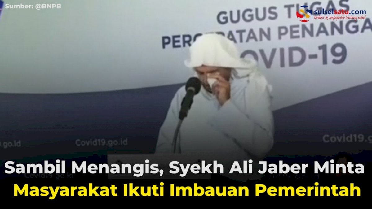 VIDEO: Sambil Menangis, Syekh Ali Jaber Minta Masyarakat Ikuti Imbauan Pemerintah
