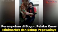 VIDEO: Perampokan di Bogor, Pelaku Kuras Minimarket dan Sekap Pegawainya